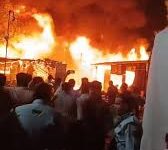 कॉस्मेटिक की दुकान में लगी आग, छह लोगों की मौत