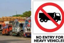 रायपुर के रिंग रोड 1 एवं 2 से शहर में आने वाले 18 मार्गों पर सुबह 5 बजे से रात 12 बजे तक रोक