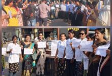 महिला कांग्रेस ने केंद्रीय मंत्री हरदीप सिंह पुरी का किया विरोध