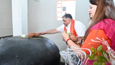 मंत्री अग्रवाल कवर्धा के जानकी वन धाम शिवालय में आयोजित प्राण-प्रतिष्ठा समारोह में हुए शामिल