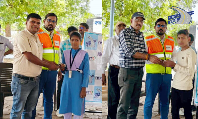 सड़क सुरक्षा के साथ शिक्षा की राह भी रोशन कर रहा एनएचएआई