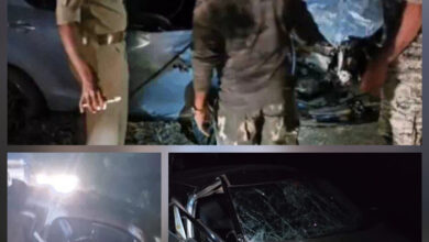 दो कारों की टक्कर में मासूम सहित छह की मौत, तीन गंभीर