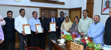 बायोगैस प्लांट स्थापना हेतु नगर पालिक निगम राजनांदगांव, सीबीडीए एवं भारत पेट्रोलियम कार्पोरेशन लिमिटेड के मध्य त्रिपक्षीय समझौता