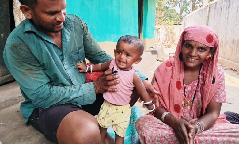 प्रोजेक्ट धड़कन से 2 साल की पारूल को मिला नया जीवन, अबूझमाड़ से रायपुर तक पहुंची उम्मीद की धड़कन