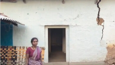 खदान क्षेत्र में ब्लास्टिंग से कुछ घरों की दीवारों में पड़ी दरारें, मुआवजे की मांग