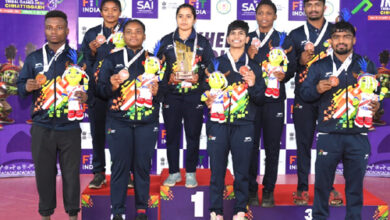 खेलो इंडिया ट्राइबल गेम्स में सिद्दी पहलवान ने जीते तीन स्वर्ण और एक रजत पदक खेलो इंडिया ट्राइबल गेम्स में सिद्दी पहलवान ने जीते तीन स्वर्ण और एक रजत पदक