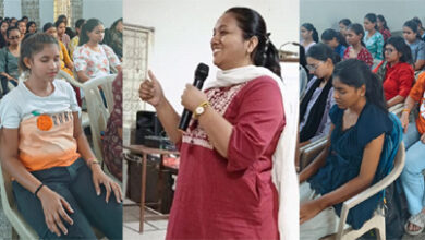 तनाव से सफलता की ओर में छात्राओं ने जाने व्यावहारिक व सरल तकनीके