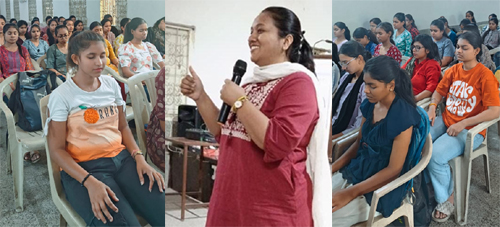 तनाव से सफलता की ओर में छात्राओं ने जाने व्यावहारिक व सरल तकनीके तनाव से सफलता की ओर में छात्राओं ने जाने व्यावहारिक व सरल तकनीके