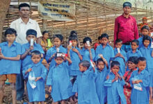 अबूझमाड़ के मरकाबेड़ा में खुला पहला स्कूल