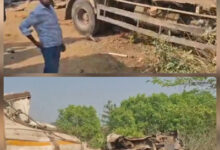 ट्रक व माज़दा वाहन की टक्कर में दो मजदूरों की हुई मौत, तीन गंभीर