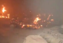 अजीबी एग्रो राइस मिल के गोदाम में लगी आग, लाखों का धान और बारदाना जलकर खाक