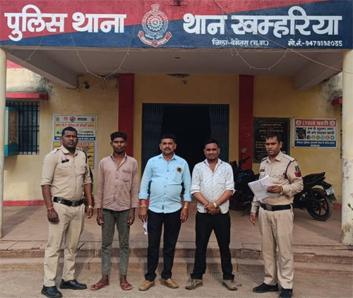 थाने में रेत से भरी ट्रक चोरी करने वाले 3 आरोपी गए जेल