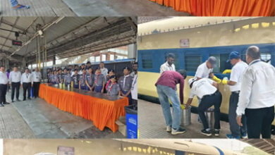 रेलवे स्टेशन बिलासपुर में यात्रियों को गर्मी से राहत हेतु सराहनीय पहल