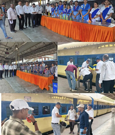 रेलवे स्टेशन बिलासपुर में यात्रियों को गर्मी से राहत हेतु सराहनीय पहल