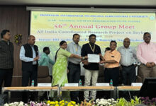 कृषि विश्वविद्यालय रायपुर को सर्वश्रेष्ठ सोयाबीन अनुसंधान केंद्र का राष्ट्रीय पुरस्कार