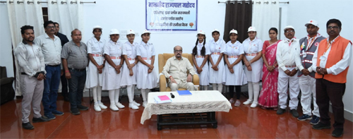 राज्यपाल से रेडक्रॉस प्रतिनिधियों ने की सौहार्दपूर्ण भेंट