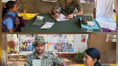 अबूझमाड़ के सुदूर धानोरा में आईटीबीपी ने लगाया नि:शुल्क मेडिकल कैम्प