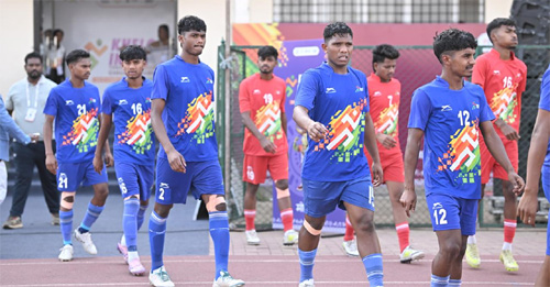 अबूझमाड़ रामकृष्ण मिशन आश्रम का फुटबॉल टैलेंट पाइपलाइन खेलो इंडिया ट्राइबल गेम्स में चमका