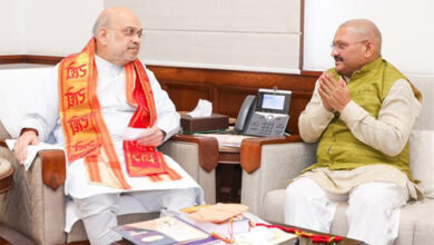 केंद्रीय गृह मंत्री शाह से सांसद पांडेय ने की मुलाकात