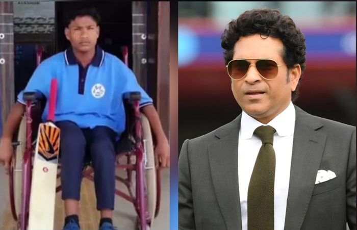 सचिन तेंदुलकर से मिलने वालों की सूची में दिव्यांग छात्र मडड़ाराम शामिल