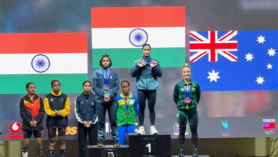 अंतरराष्ट्रीय वेटलिफ्टिंग टूर्नामेंट में ज्ञानेश्वरी को गोल्ड मेडल