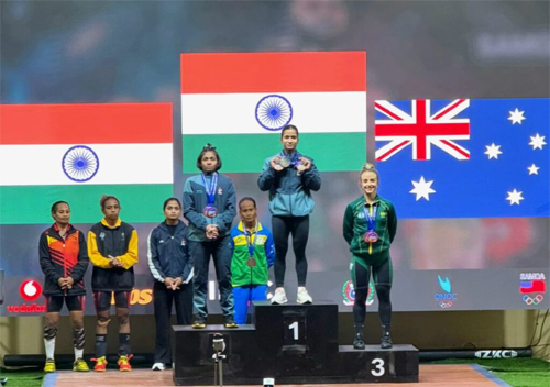 अंतरराष्ट्रीय वेटलिफ्टिंग टूर्नामेंट में ज्ञानेश्वरी को गोल्ड मेडल