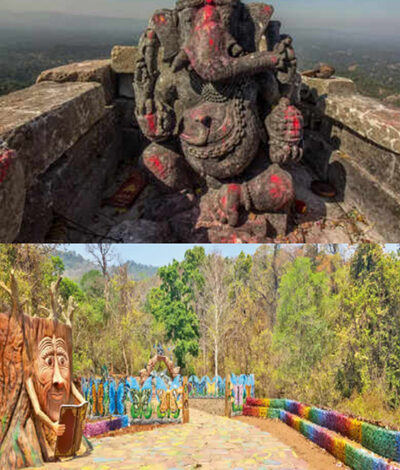 वन विभााग ढोलकल श्रीगणेश तक पहुंचने चट्टान काटकर बना रहा सुगम रास्ता
