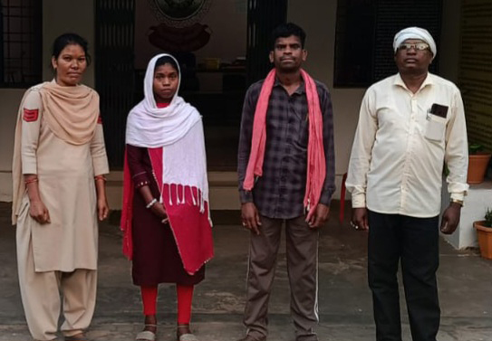 आपरेशन मुस्कान: गुम इंसान को दस्तयाब कर परिजनों को सौंपा