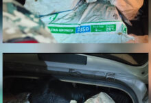 दुर्घटनाग्रस्त क्रेटा वाहन से 65 किलो गांजा जब्त, तस्कर फरार