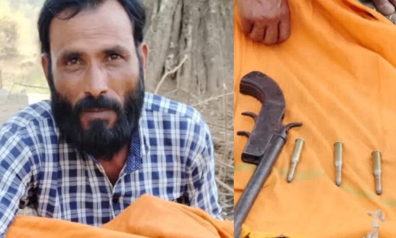 देसी कट्टा लेकर महिला को जान से मारने की धमकी देने वाला राजेश गिरफ्तार