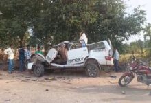 नर्मदापुरम में भीषण सड़क हादसा, 5 लोगों की मौत