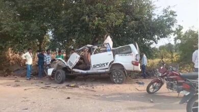 नर्मदापुरम में भीषण सड़क हादसा, 5 लोगों की मौत