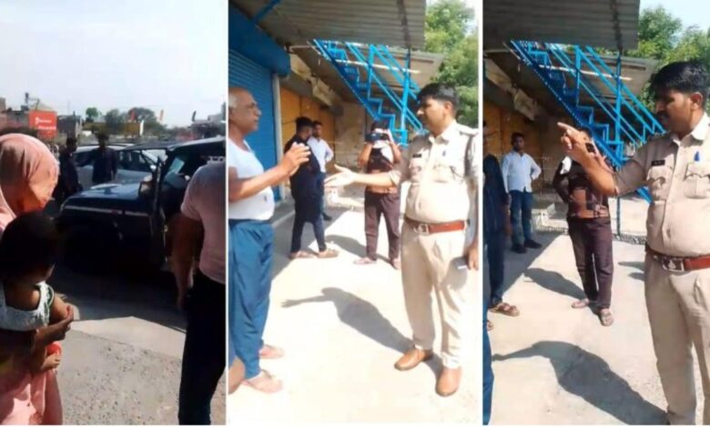 ब्यावरा में पुलिस पर आरोप: बिना वारंट घर में घुसकर धमकी, वीडियो वायरल