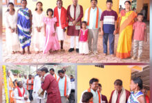 श्रीहनुमान मंदिर के प्राण प्रतिष्ठा समारोह में मंत्री कश्यप हुए शामिल