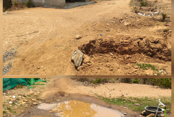 वर्षों से सड़क की मांग अधर में, वार्ड नंबर 7 शांति नगर के रहवासी परेशान