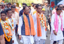 15 साल की ममता बनर्जी की सरकार में केवल हुए अत्याचार – सीएम साय, चार प्रत्याशियों के नामांकन रैली में हुए शामिल