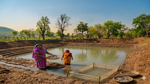 तालाब मेरे लिए केवल एक गड्ढा नहीं, भविष्य की उम्मीद, शासन के 2.75 लाख से 501 आजीविका डबरी का निर्माण तालाब मेरे लिए केवल एक गड्ढा नहीं, भविष्य की उम्मीद, शासन के 2.75 लाख से 501 आजीविका डबरी का निर्माण