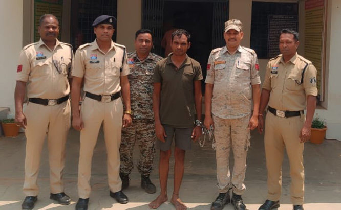 प्राण घातक हमला कर फरार हत्या का आरोपित गिरफ्तार