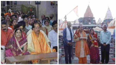 उज्जैन में महाकाल के दरबार पहुंचे विजय कुमार सिन्हा