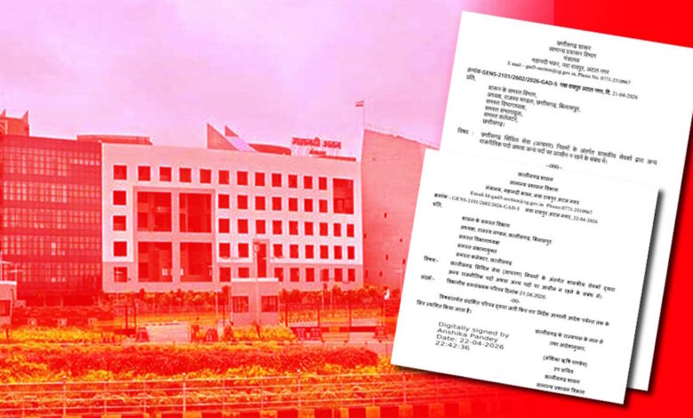 छत्तीसगढ़ सरकार ने सरकारी कर्मचारियों के राजनीतिक पदों पर आदेश को 24 घंटे में ही स्थगित किया