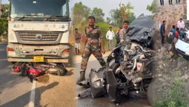 छत्तीसगढ़ में दर्दनाक सड़क हादसे शिक्षक की मौत, कई लोग घायल और वाहन क्षतिग्रस्त