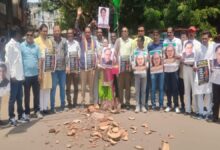 शहर में जल संकट पर कांग्रेस का प्रदर्शन, नगर निगम पर लगाए गंभीर आरोप