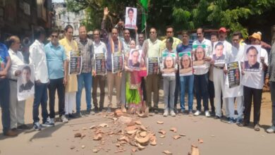 शहर में जल संकट पर कांग्रेस का प्रदर्शन, नगर निगम पर लगाए गंभीर आरोप