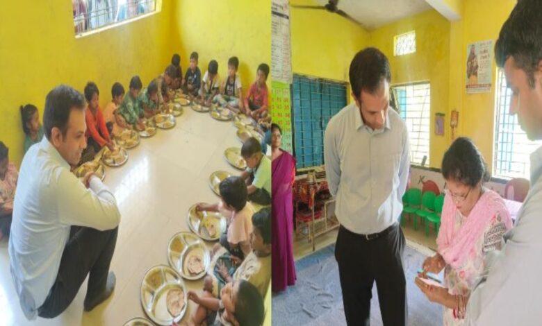 मध्यान्ह भोजन और राशन व्यवस्था में गड़बड़ी पर कार्रवाई