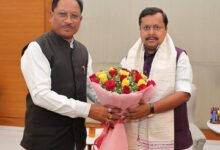 मुख्यमंत्री साय ने भाजपा राष्ट्रीय अध्यक्ष नवीन से की सौजन्य भेंट, स्थापना दिवस की दी शुभकामनाएं