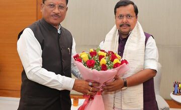 मुख्यमंत्री साय ने भाजपा राष्ट्रीय अध्यक्ष नवीन से की सौजन्य भेंट, स्थापना दिवस की दी शुभकामनाएं