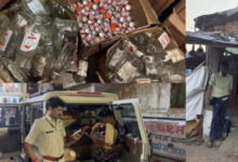 डोंगरगढ़ में मध्यप्रदेश की शराब और पैकिंग सामग्री जब्त