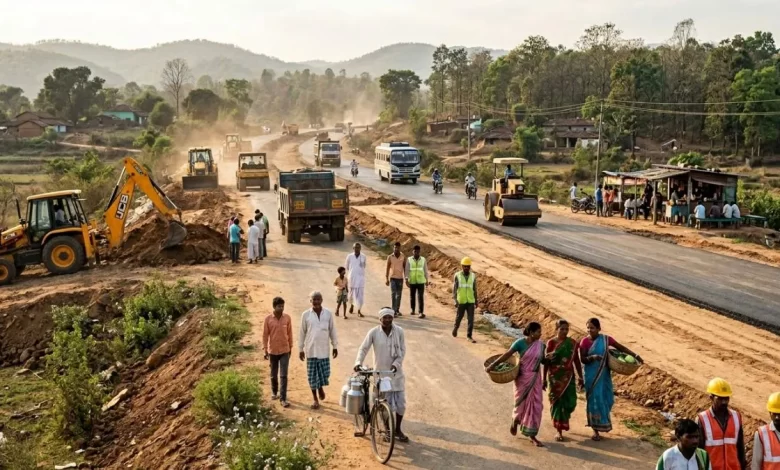 बस्तर में विकास की रफ्तार तेज, नई सड़क परियोजना से गांवों को मिलेगा सीधा फायदा