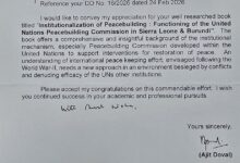 IPS सिंह ने लिखी संयुक्त राष्ट्र के भीतर शांति बहाली के प्रयासों पर लिखी पुस्तक, अजीत डोभाल ने दी बधाई