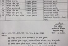 ट्रैफिक पुलिस में 8 निरीक्षकों का हुआ तबादला